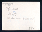 Theodore Bikel and Brenda Lewis in the stage production Café Crown