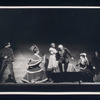 Theodore Bikel (center) in the stage production Café Crown