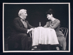 Theodore Bikel and Brenda Lewis in the stage production Café Crown