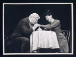 Theodore Bikel and Brenda Lewis in the stage production Café Crown