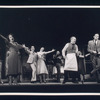 Francine Beers, Sam Leven, and Alan Alda in the stage production Café Crown