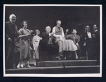 Martin Wolfson, Brenda Lewis, Francine Beers, Theodore Bikel, and Sam Levene in the stage production Café Crown