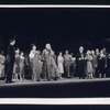 Alan Alda, Brenda Lewis, Theodore Bikel, Sam Levene, and Monte Amundsen in the stage production Café Crown