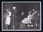 Sam Levene, Theodore Bikel, Tommy Rall, Monte Amundsen, and Alan Alda in the stage production Café Crown