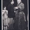 Tommy Rall and Theodore Bikel in the stage production Café Crown