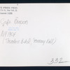Theodore Bikel and Tommy Rall in the stage production Café Crown