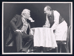 Theodore Bikel and Sam Levene in the stage production Café Crown