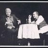 Theodore Bikel and Sam Levene in the stage production Café Crown