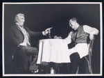 Theodore Bikel and Sam Levene in the stage production Café Crown