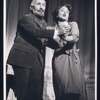 Martin Wolfson and Francine Beers in the stage production Café Crown
