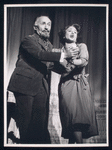 Martin Wolfson and Francine Beers in the stage production Café Crown