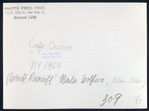 Wood Romoff (?), Martin Wolfson, and Alan Alda in the stage production Café Crown