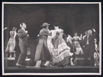 Tommy Rall and Brenda Lewis (center) in the stage production Café Crown