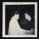 Caffe Cino. Mary Boylan (left) and unidentified woman