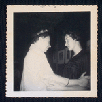 Caffe Cino. Mary Boylan (left) and unidentified woman