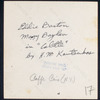 Caffe Cino. Eddie Barton and Mary Boylan in "A Letter from Colette, or, Dreams Don't Send Valentines" by H.M. Koutoukas