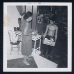 Caffe Cino. Mary Boylan and Eddie Barton in "A Letter from Colette, or, Dreams Don't Send Valentines" by H.M. Koutoukas