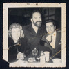 Caffe Cino. Robert Dahdah (at right), possibly Charles Loubier (center), and unidentified woman (at left)