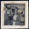 Caffe Cino. Deborah Lee in the kitchen, possibly during production of the Palm Sunday Spectacular, April 1966
