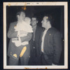Husband and daughter of Gwen Smiley, Robert Dahdah [center] and Joe Cino [at right] at Caffe Cino