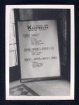 Poster advertising the stage production A Call on Kuprin