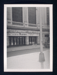 Signage advertising the stage production A Call on Kuprin