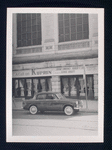 Signage advertising the stage production A Call on Kuprin