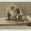 'Who's been sleeping in my bed?'