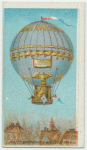 Mazet Bremont's balloon, 1784.