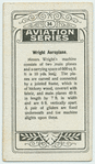 Wright aeroplane.