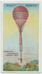 Garnerin's parachutes. Londong. 1802.