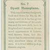 Dyott monoplane.