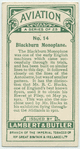 Blackburn monoplane.