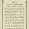 Vickers monoplane.
