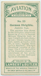 German dirigible, Zeppelin type.