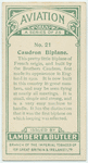 Caudron biplane.