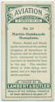 Martin-Handasyde monoplane.