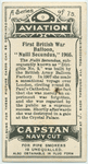 First British war balloon, "Nulli Secundus," 1905.