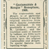 "Gastamabide & Mengin" monoplane, 1908.