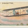 Wright Bros.' biplane.