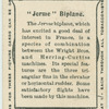 "Jerme" biplane.