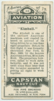 "Kimball" biplane.
