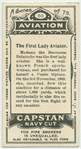 The first lady aviator.
