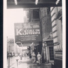 Marquee advertising the stage production A Call on Kuprin
