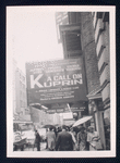 Marquee advertising the stage production A Call on Kuprin