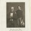 Henry James and his father. (From a daguerreotype taken in 1854)