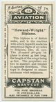 "Howard-Wright" biplane.