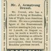 Mr. J. Armstrong Drexel.