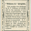 Willows II." dirigible.
