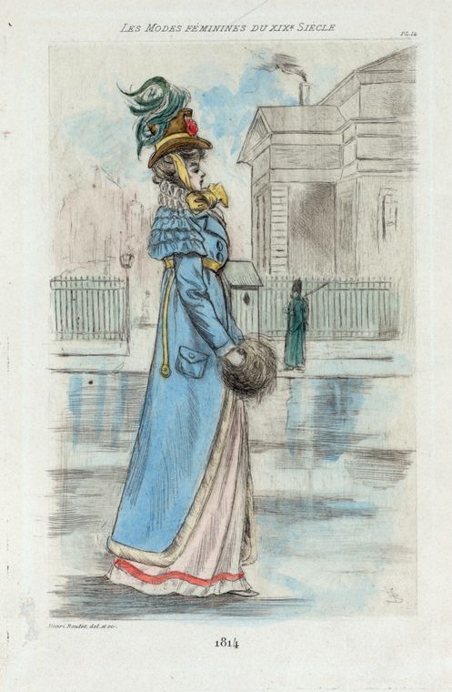 1814 [Women's fashion in nineteenth-century Paris] - NYPL Digital  Collections